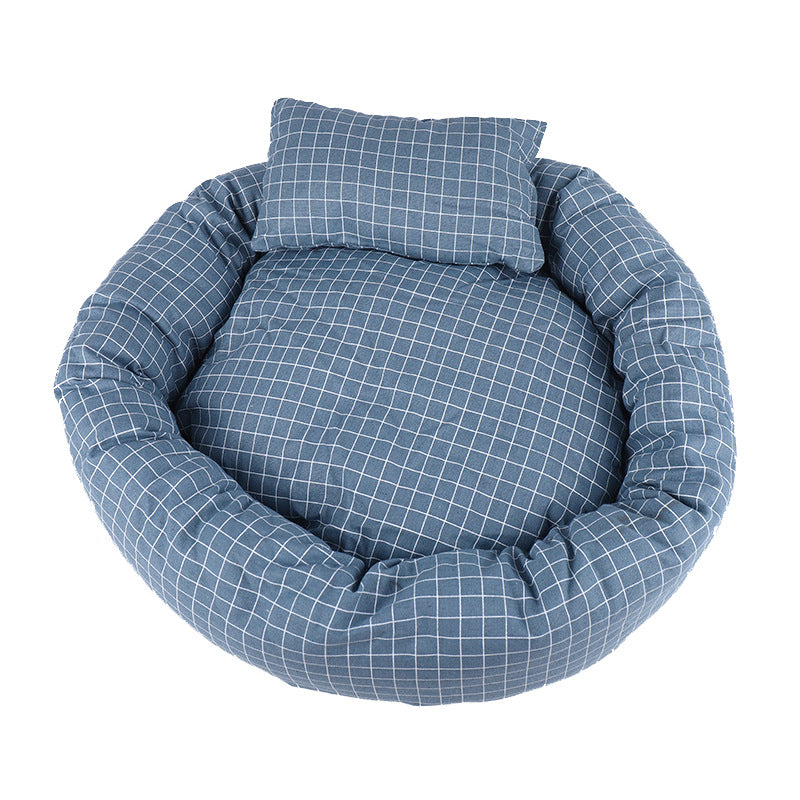 Round egg tart pet nest