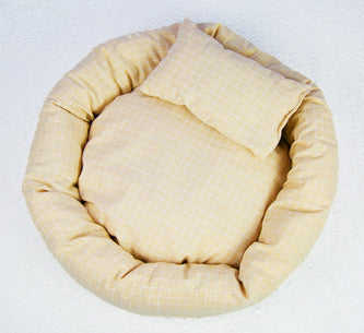 Round egg tart pet nest