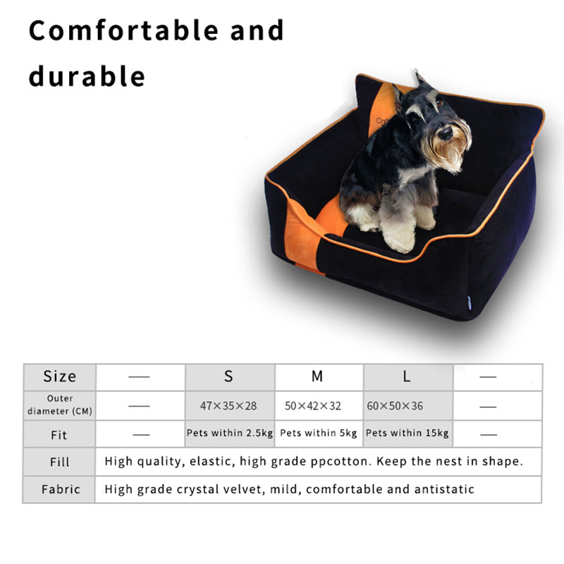 Detachable and washable kennel for small dogs